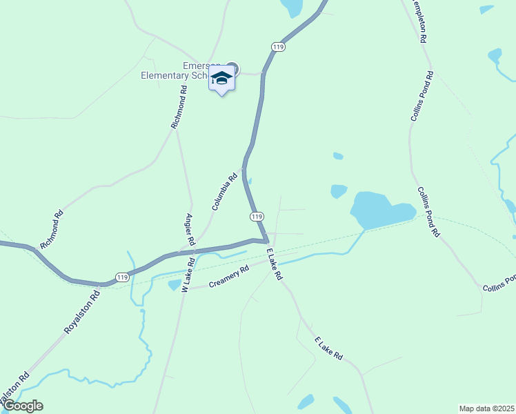 map of restaurants, bars, coffee shops, grocery stores, and more near 299 New Hampshire 119 in Fitzwilliam
