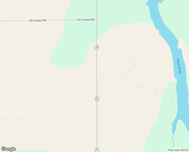 map of restaurants, bars, coffee shops, grocery stores, and more near 6511 County Road H in Janesville