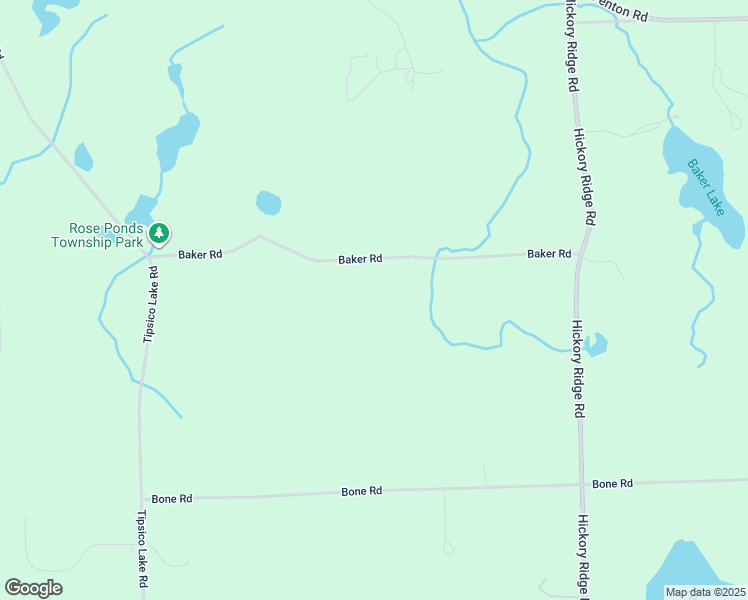 map of restaurants, bars, coffee shops, grocery stores, and more near 1234 Baker Road in Fenton