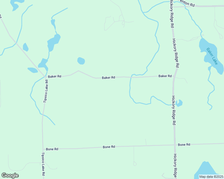 map of restaurants, bars, coffee shops, grocery stores, and more near 1234 Baker Road in Fenton