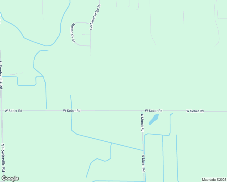 map of restaurants, bars, coffee shops, grocery stores, and more near 7792 West Sober Road in Fowlerville