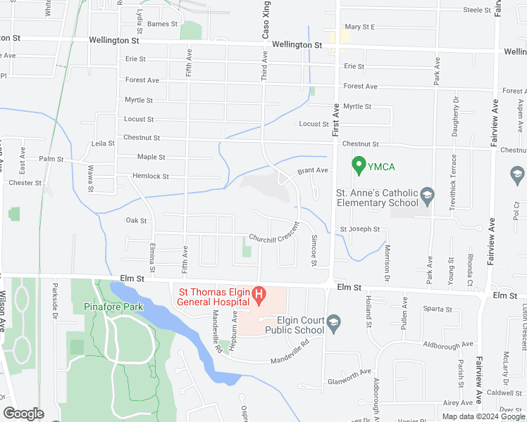 map of restaurants, bars, coffee shops, grocery stores, and more near 20 Montgomery Road in Saint Thomas