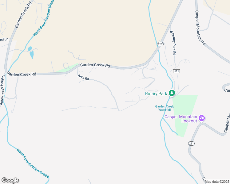 map of restaurants, bars, coffee shops, grocery stores, and more near 7155-7199 Art's Road in Casper