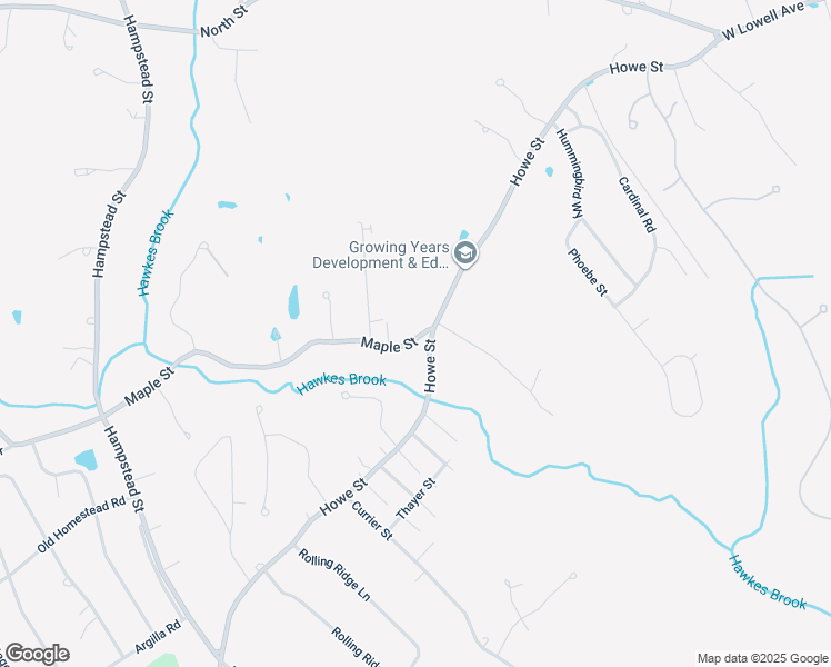 map of restaurants, bars, coffee shops, grocery stores, and more near 5 Maple Street in Methuen