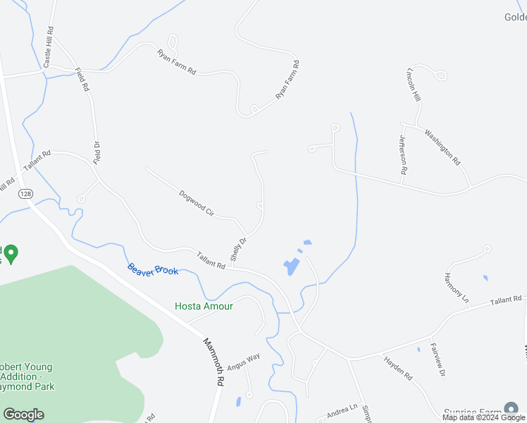 map of restaurants, bars, coffee shops, grocery stores, and more near 7 Shelly Drive in Pelham