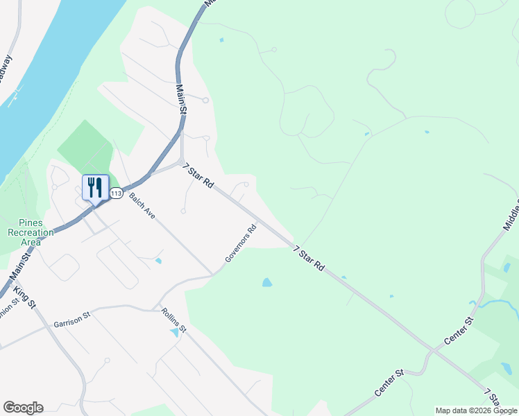 map of restaurants, bars, coffee shops, grocery stores, and more near 40 7 Star Road in Groveland