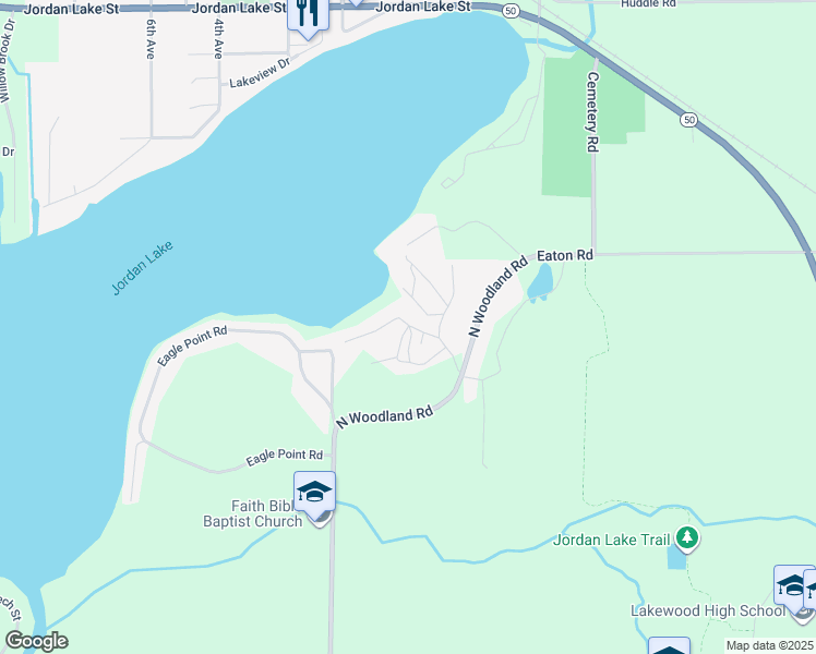 495 Woodland Street, Lake Odessa MI Walk Score