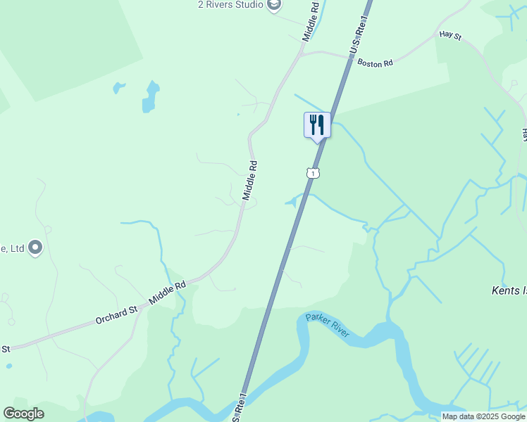 map of restaurants, bars, coffee shops, grocery stores, and more near 212 Newburyport Turnpike in Newbury