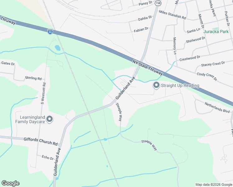 map of restaurants, bars, coffee shops, grocery stores, and more near 3371 Guilderland Avenue in Schenectady