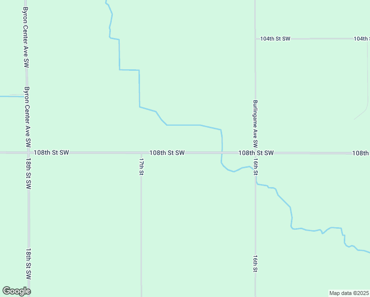 map of restaurants, bars, coffee shops, grocery stores, and more near 1845 108th Street Southwest in Byron Center