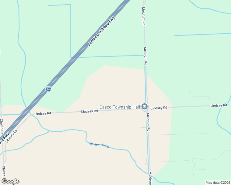 map of restaurants, bars, coffee shops, grocery stores, and more near 9028 Lindsey Road in Casco