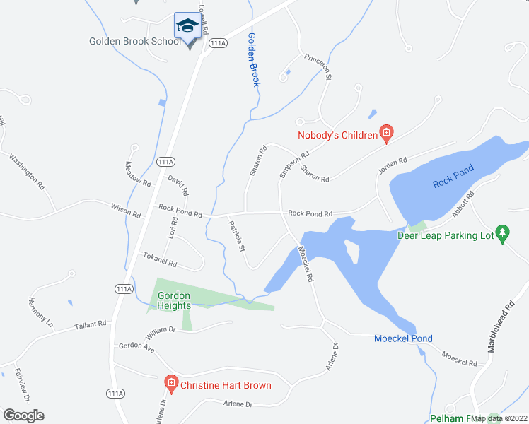 map of restaurants, bars, coffee shops, grocery stores, and more near Rock Pond Rd in Windham