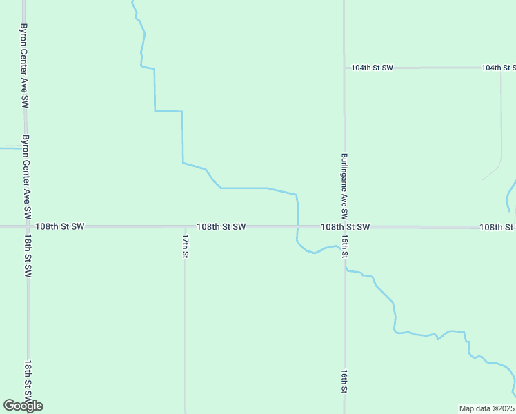 map of restaurants, bars, coffee shops, grocery stores, and more near 1845 108th Street Southwest in Byron Center