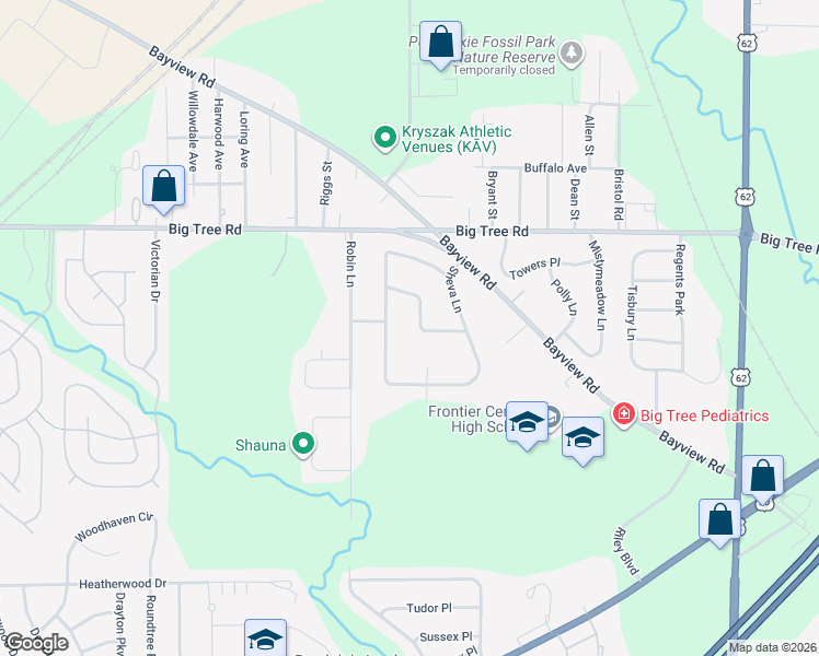 map of restaurants, bars, coffee shops, grocery stores, and more near 3907 Sharondale Drive in Hamburg