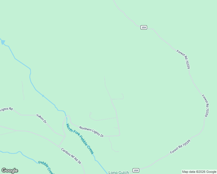 map of restaurants, bars, coffee shops, grocery stores, and more near Northern Lights Drive in Caribou County