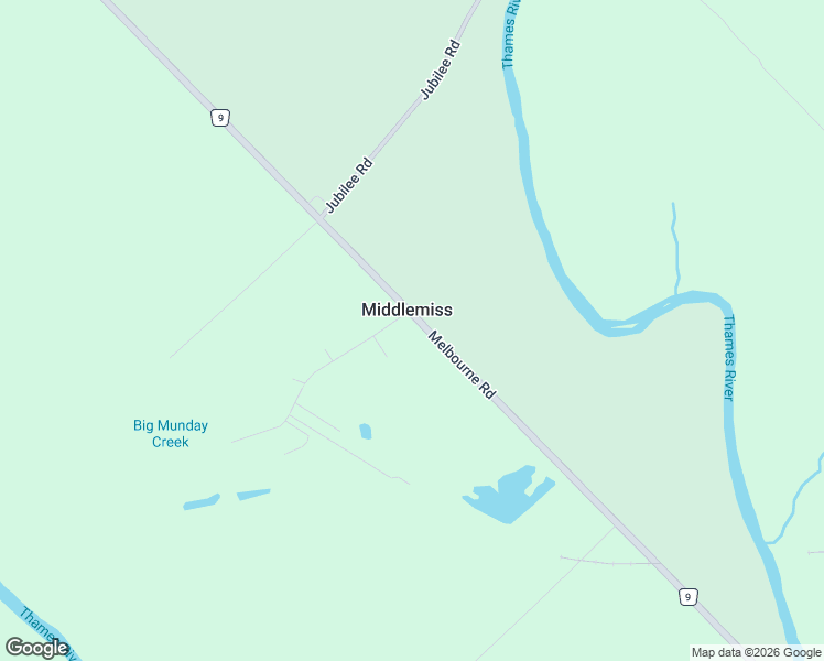 map of restaurants, bars, coffee shops, grocery stores, and more near 600 Melbourne Road in Muncey