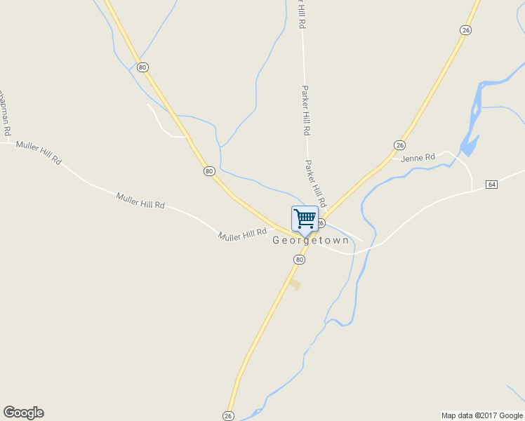 map of restaurants, bars, coffee shops, grocery stores, and more near 1034 New York 80 in Georgetown