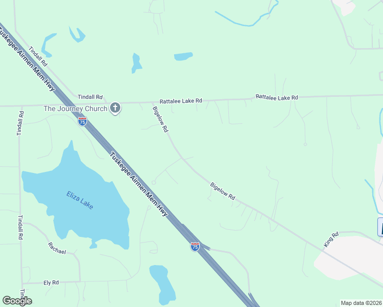 map of restaurants, bars, coffee shops, grocery stores, and more near 11280 Bigelow Road in Oakland County