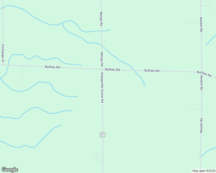 map of restaurants, bars, coffee shops, grocery stores, and more near 3560 Buffalo Road in Attica