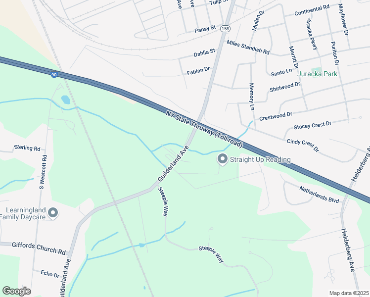 map of restaurants, bars, coffee shops, grocery stores, and more near 3329 Guilderland Avenue in Schenectady