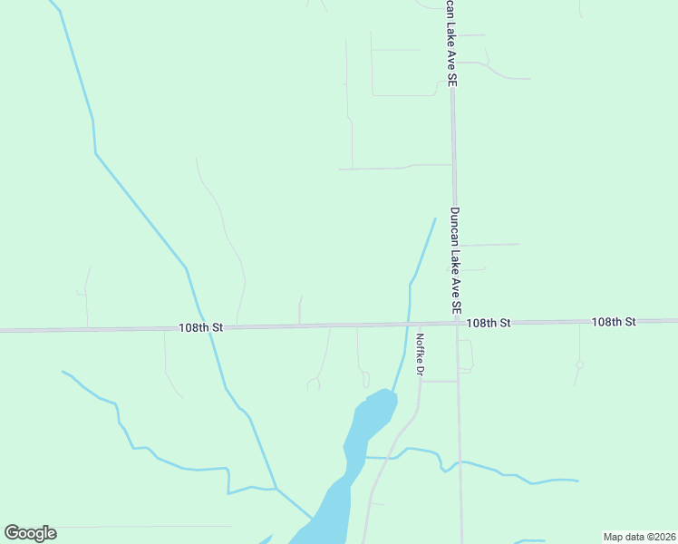 map of restaurants, bars, coffee shops, grocery stores, and more near 5575 108th Street in Caledonia