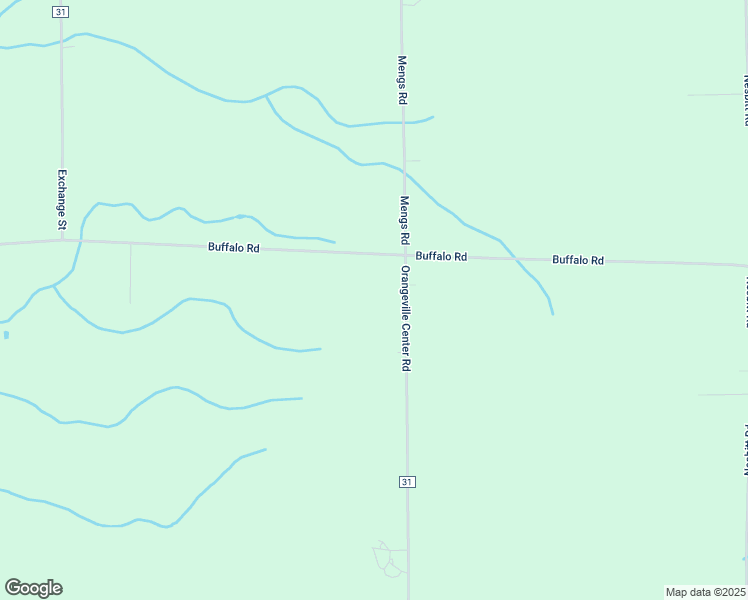map of restaurants, bars, coffee shops, grocery stores, and more near 2280 Orangeville Center Road in Varysburg