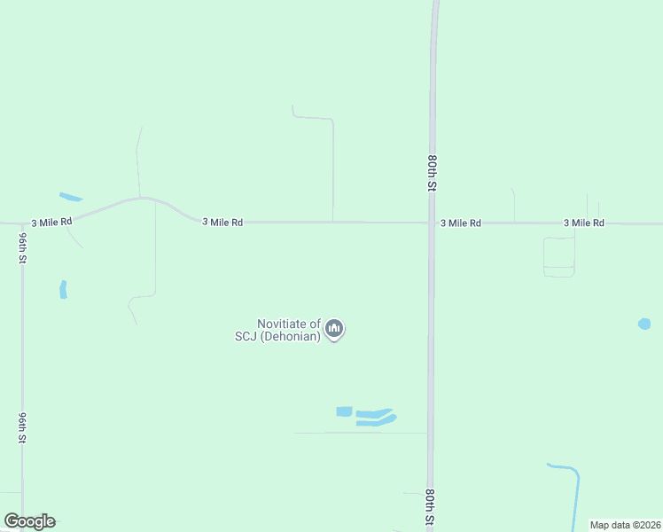 map of restaurants, bars, coffee shops, grocery stores, and more near 8319 3 Mile Road in Racine County