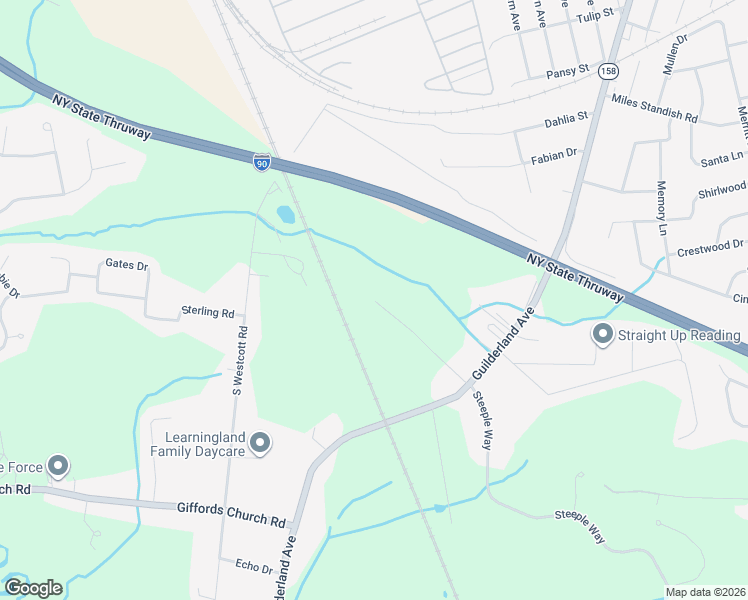 map of restaurants, bars, coffee shops, grocery stores, and more near 14 South Westcott Road in Schenectady