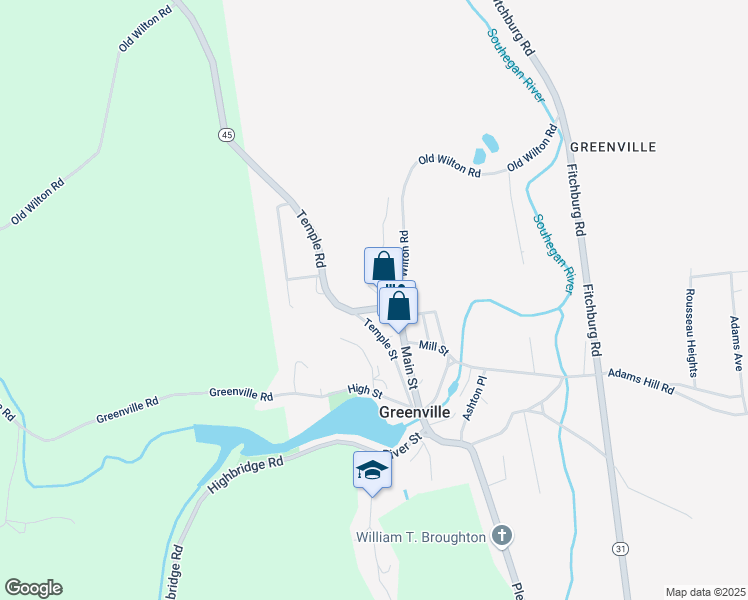 map of restaurants, bars, coffee shops, grocery stores, and more near 9 Dunster Avenue in Greenville