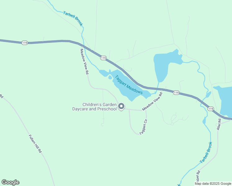 map of restaurants, bars, coffee shops, grocery stores, and more near 104 Meadow View Road in Rindge