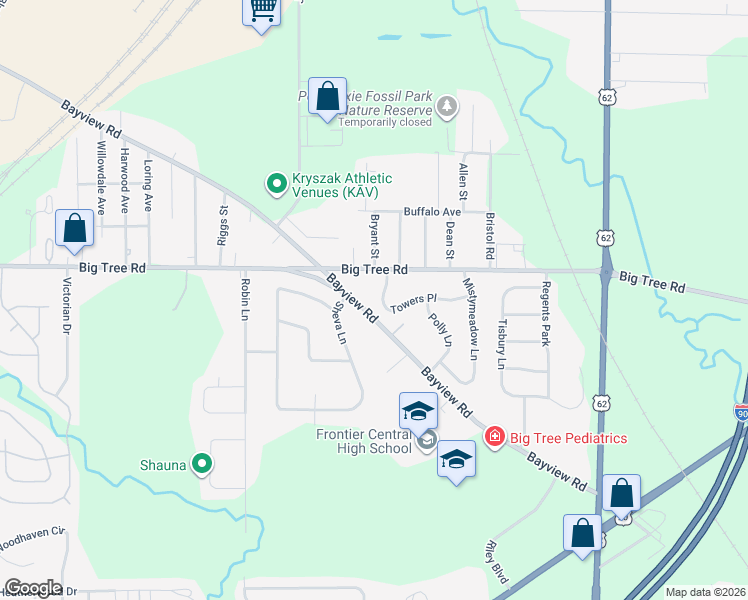 map of restaurants, bars, coffee shops, grocery stores, and more near 4015 Towers Pl in Hamburg