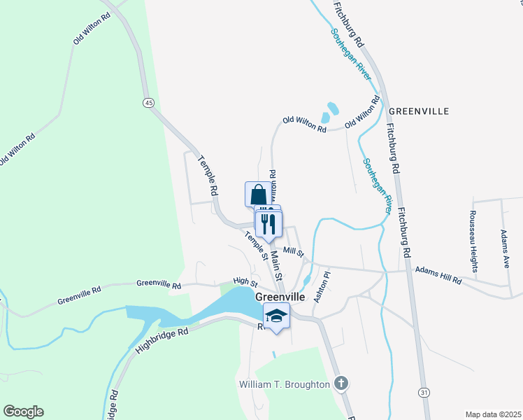 map of restaurants, bars, coffee shops, grocery stores, and more near 9 Dunster Avenue in Greenville