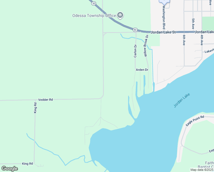 map of restaurants, bars, coffee shops, grocery stores, and more near 14897 Tasker Road in Lake Odessa