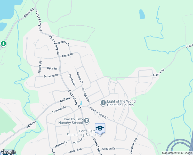 map of restaurants, bars, coffee shops, grocery stores, and more near 9 Alpine Drive in Latham