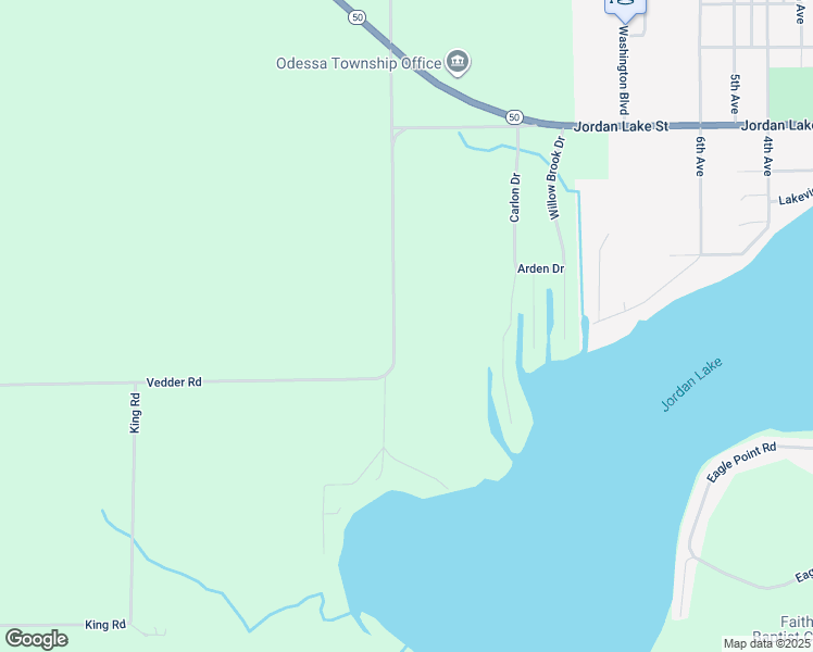map of restaurants, bars, coffee shops, grocery stores, and more near 14897 Tasker Road in Lake Odessa