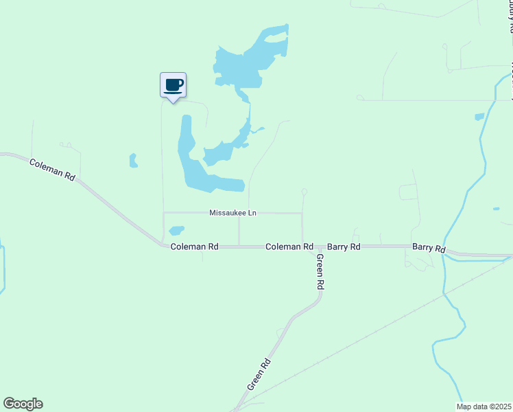 map of restaurants, bars, coffee shops, grocery stores, and more near 9821 Missaukee Lane in Haslett