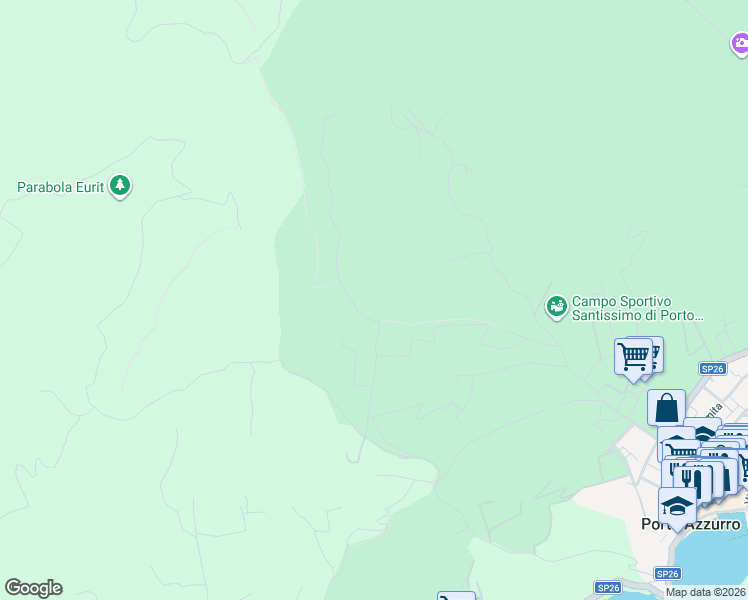 map of restaurants, bars, coffee shops, grocery stores, and more near 10 Località Monte in Provincia di Livorno