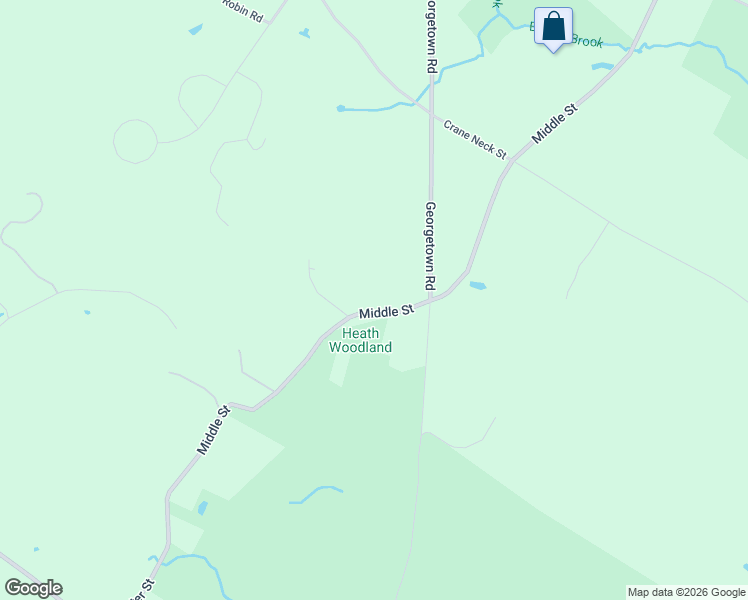 map of restaurants, bars, coffee shops, grocery stores, and more near 20 Middle Street in West Newbury