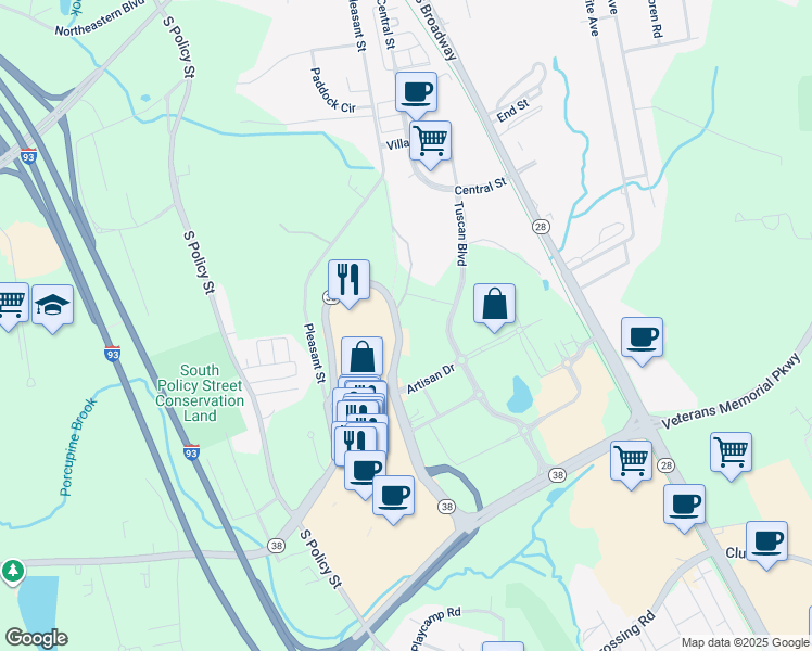 Hanover Tuscan Village Apartments, Salem NH Walk Score