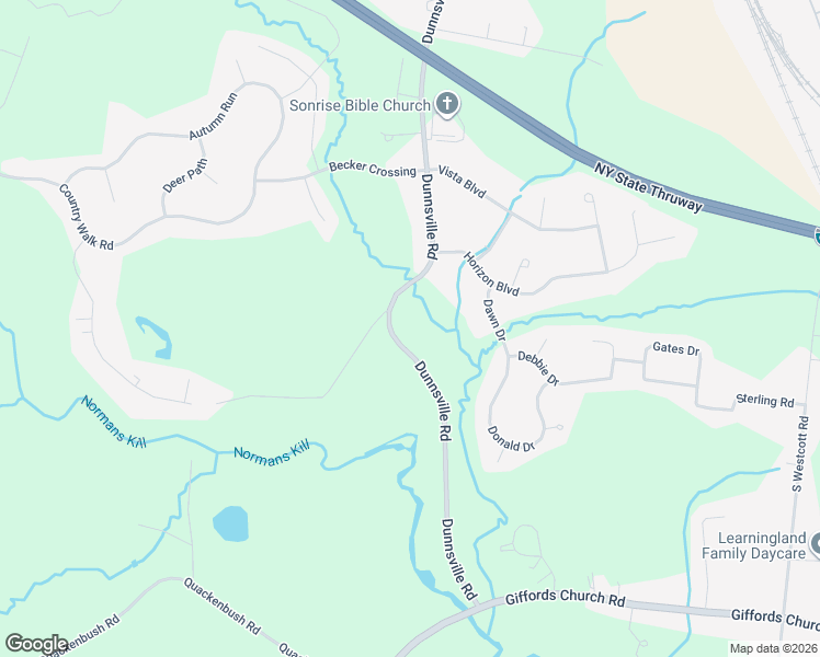map of restaurants, bars, coffee shops, grocery stores, and more near 712 Dunnsville Road in Schenectady