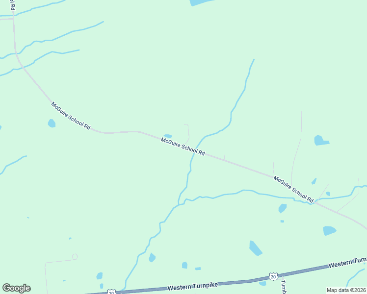 map of restaurants, bars, coffee shops, grocery stores, and more near McGuire School Road in Schenectady County
