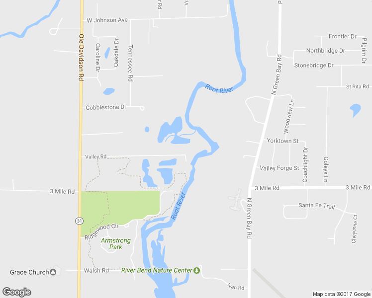 map of restaurants, bars, coffee shops, grocery stores, and more near 3908 Valley Road in Racine