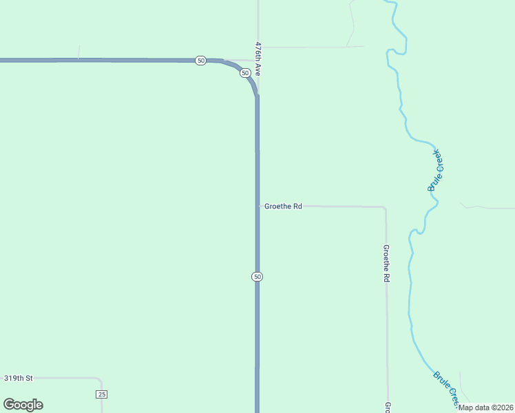 map of restaurants, bars, coffee shops, grocery stores, and more near 47608 476th Avenue in Elk Point