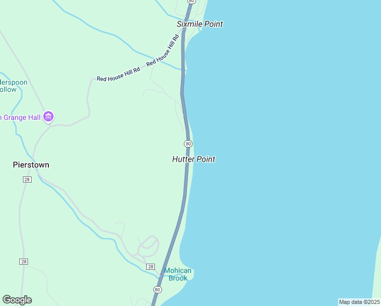 map of restaurants, bars, coffee shops, grocery stores, and more near 6738 New York 80 in Cooperstown