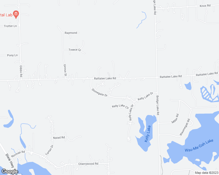 map of restaurants, bars, coffee shops, grocery stores, and more near 9151 Nottingham Court in Clarkston