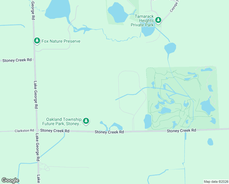 map of restaurants, bars, coffee shops, grocery stores, and more near in Oakland charter Township