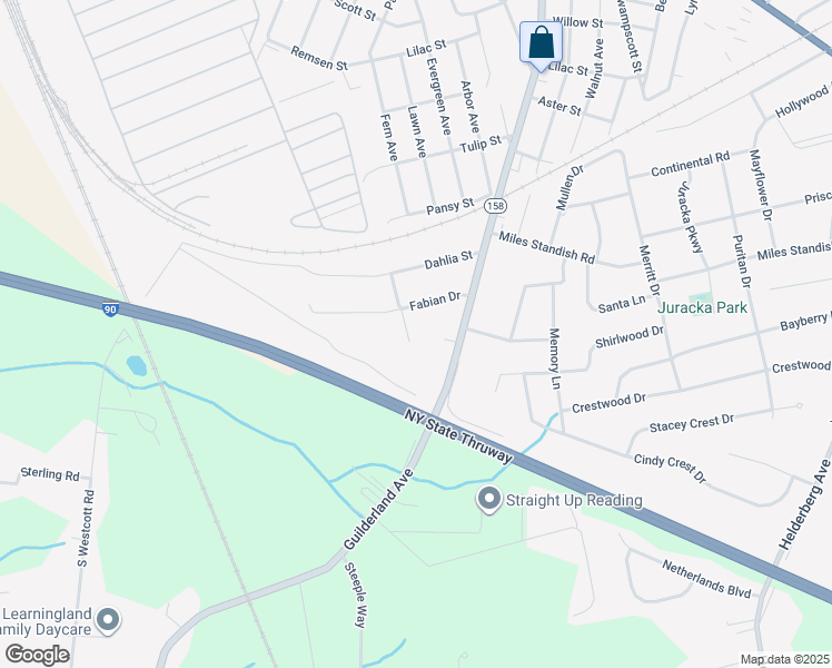 map of restaurants, bars, coffee shops, grocery stores, and more near 177 Garden Street in Rotterdam