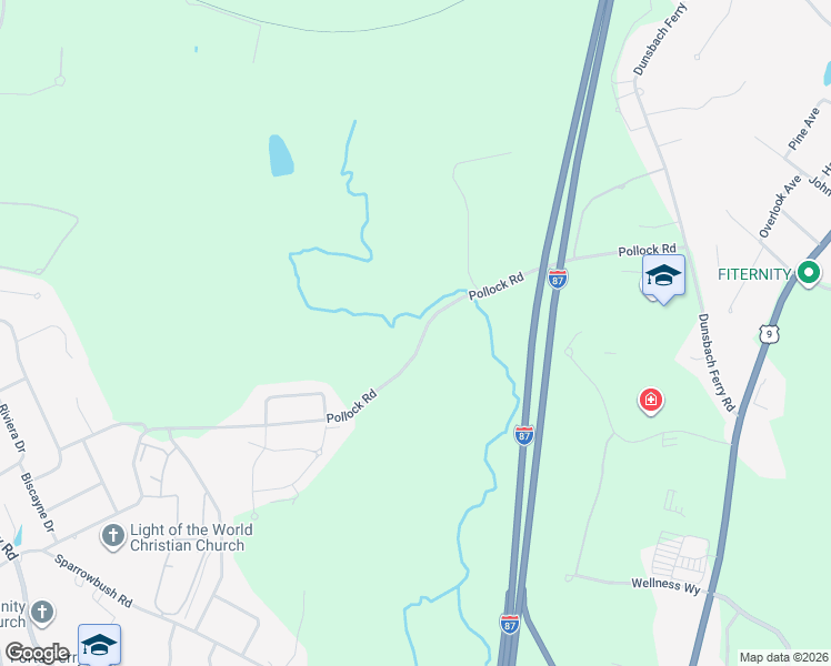 map of restaurants, bars, coffee shops, grocery stores, and more near 98 Pollock Road in Latham