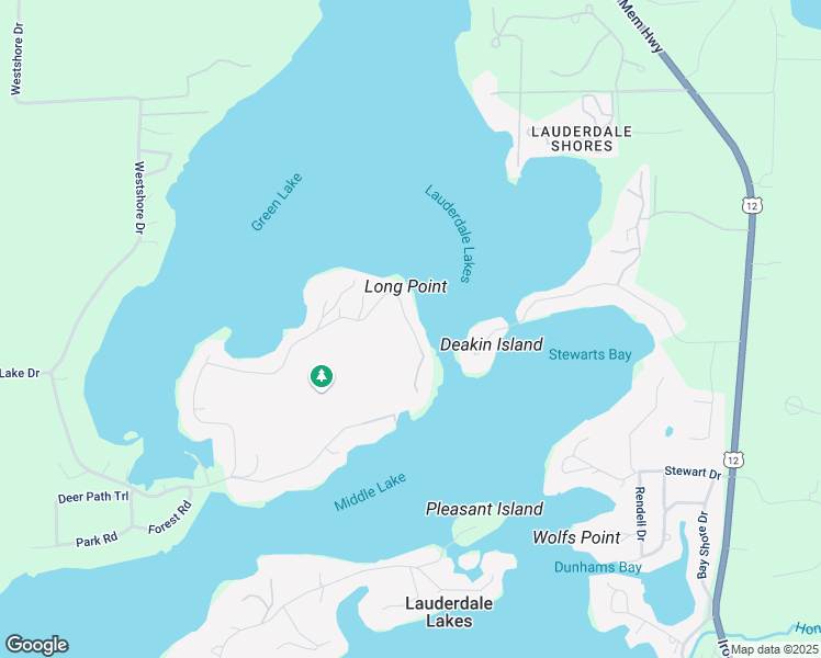 map of restaurants, bars, coffee shops, grocery stores, and more near W5368 Westshore Drive in Elkhorn