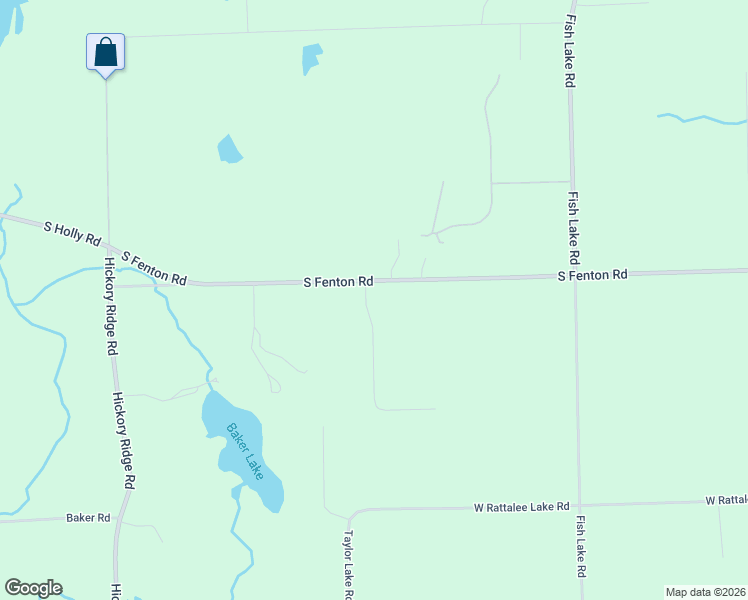 map of restaurants, bars, coffee shops, grocery stores, and more near 17316 Timber Creek in Holly